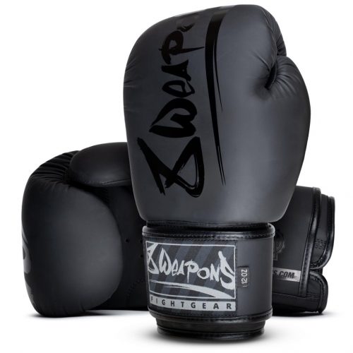 8 WEAPONS Boxing Gloves, Unlimited 2.0, black-matt, műbőr