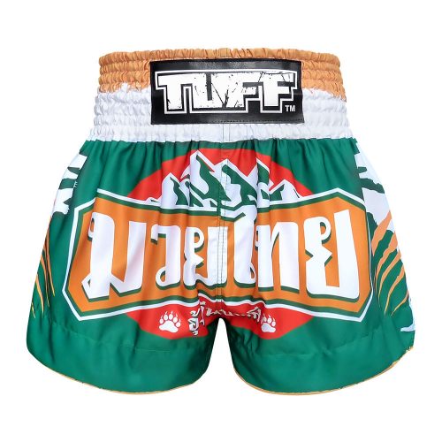 TUFF ZÖLD/SÁRGA MEDVE MINTÁS MUATYHAI SHORT