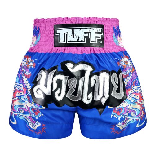 TUFF PINK/KÉK DRAGON MUAYTHAI SHORT